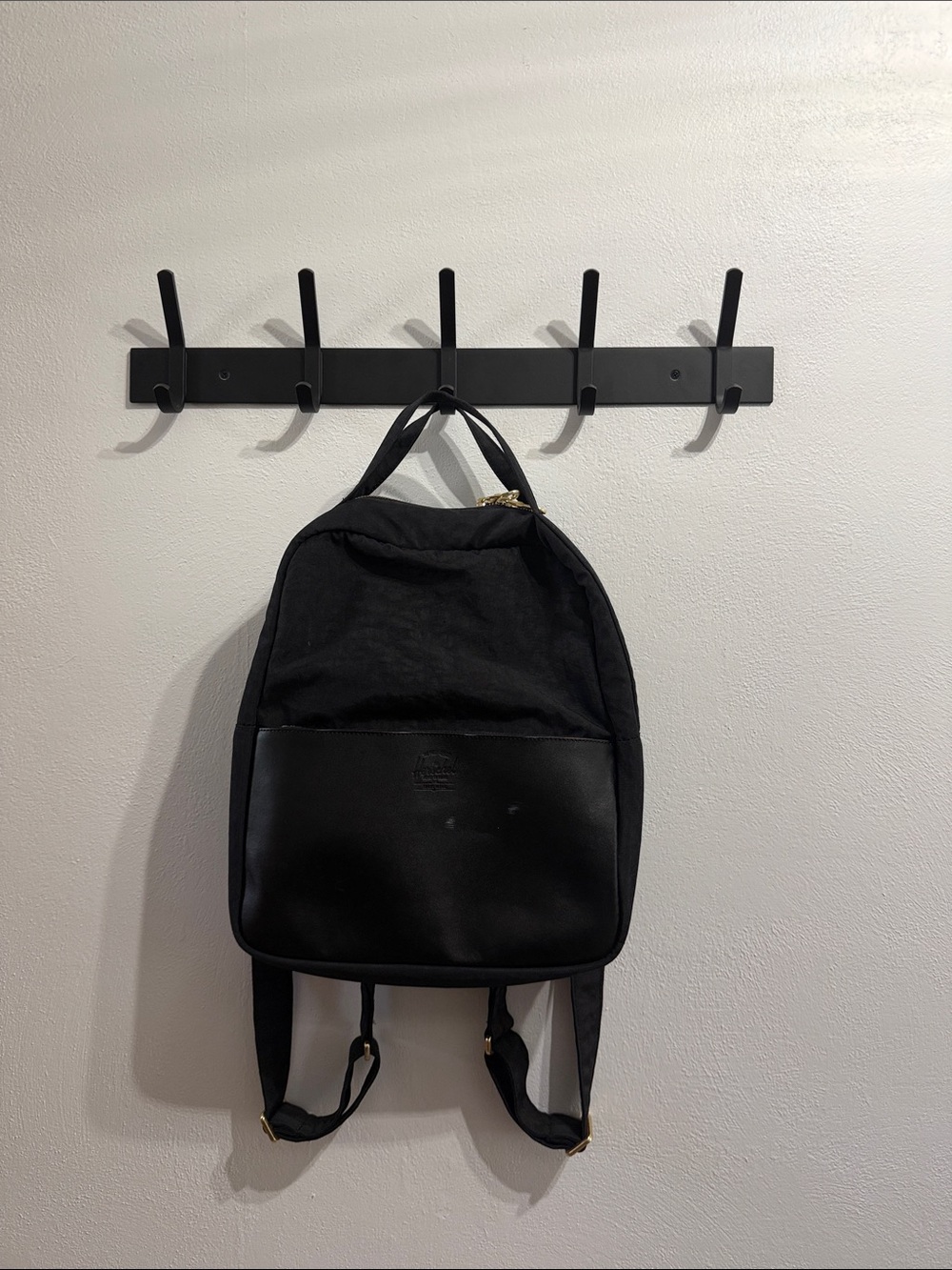 Herschel Supply Company Black Mini Backpack with Front Pocket